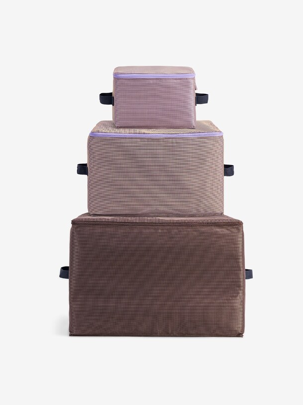 HOUSE CASE MINI CANVA L  Chocolat , Maison Bensimon