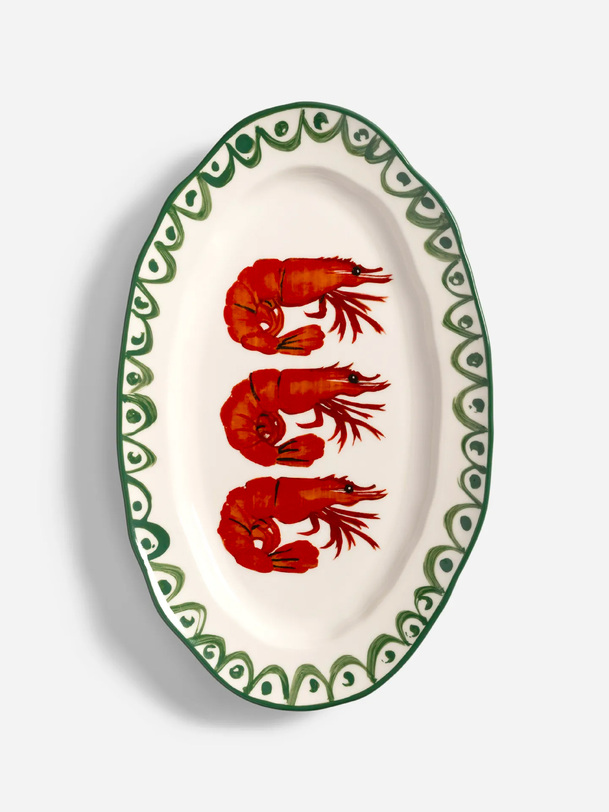 Plateau sirène shrimp - &KLEVERING Blanc , Maison Bensimon