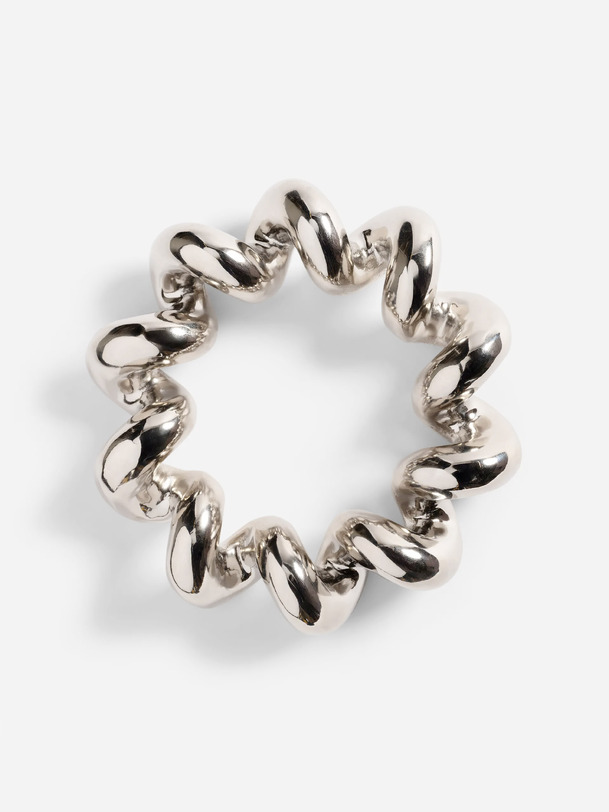 Dessous de plat Twist silver - &KLEVERING Chrome , Maison Bensimon