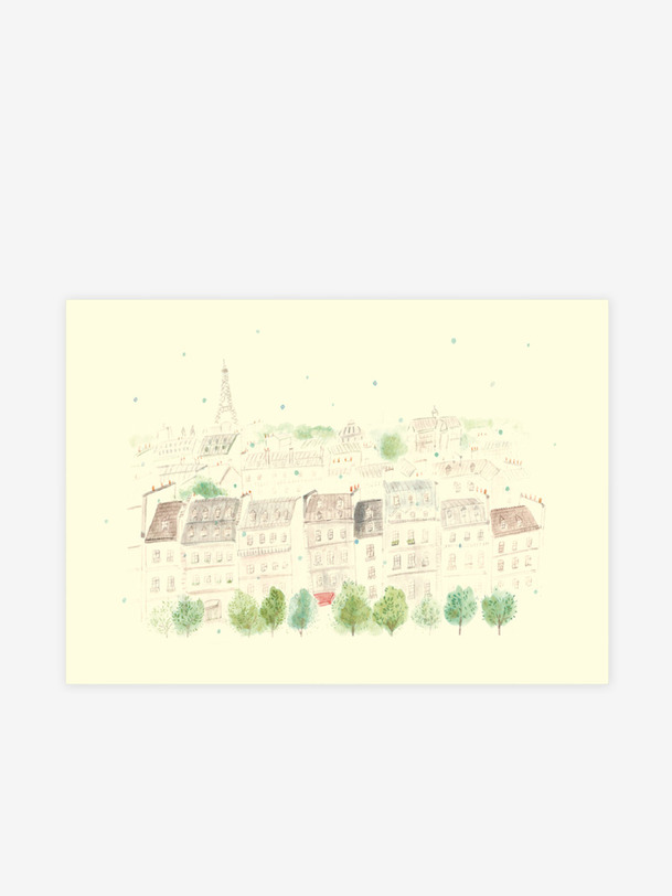 CARNET TOITS DE PARIS - MARKS EUROPE Blanc , Maison Bensimon