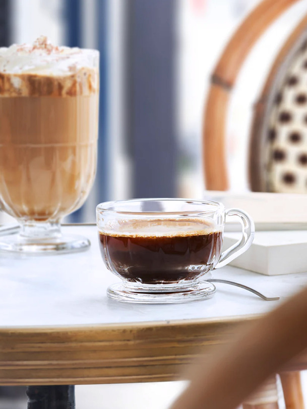 LOT DE 6 TASSES ESPRESSO - LA ROCHERE Transparent , Maison Bensimon