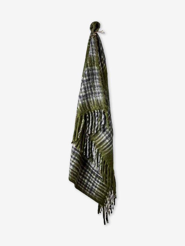 PLAID FRASSE 160X130 - AFFARI OF SWEDEN Vert , Maison Bensimon