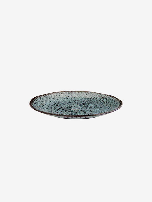 ASSIETTE STONEWARE T.M - MME STOLTZ Bleu , Maison Bensimon