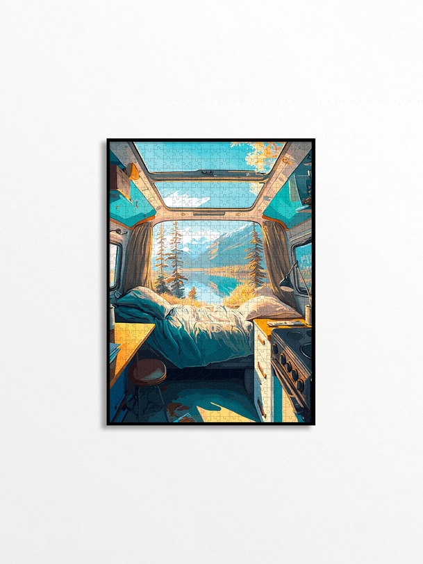 PUZZLE VAN LIFE 1000 PIECES - PIECE & LOVE Multicolore , Maison Bensimon