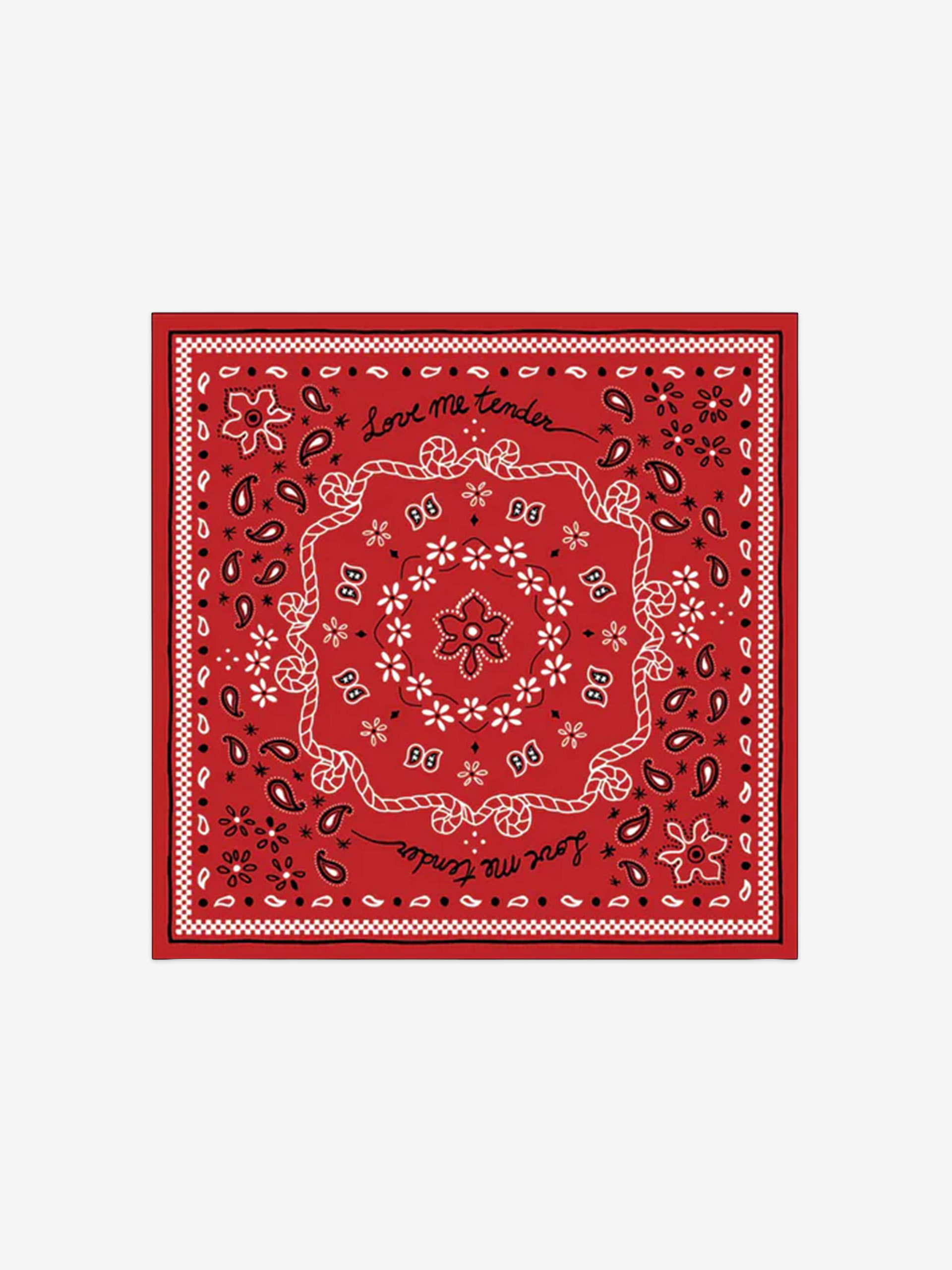 SERVIETTE PAPIER BANDANA - OPJET Rouge , Maison Bensimon