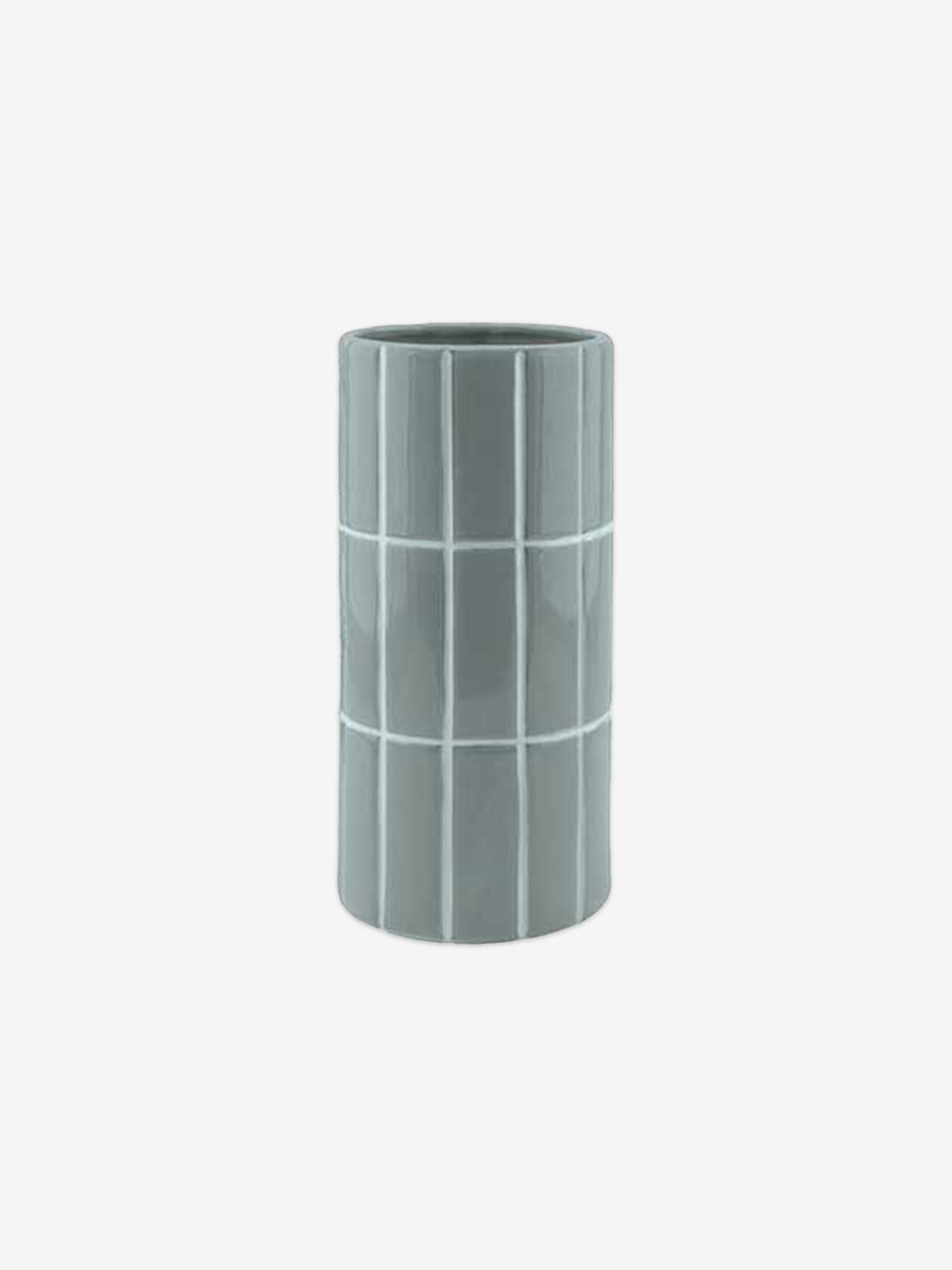 VASE CARRELAGE - OPJET Bleu , Maison Bensimon