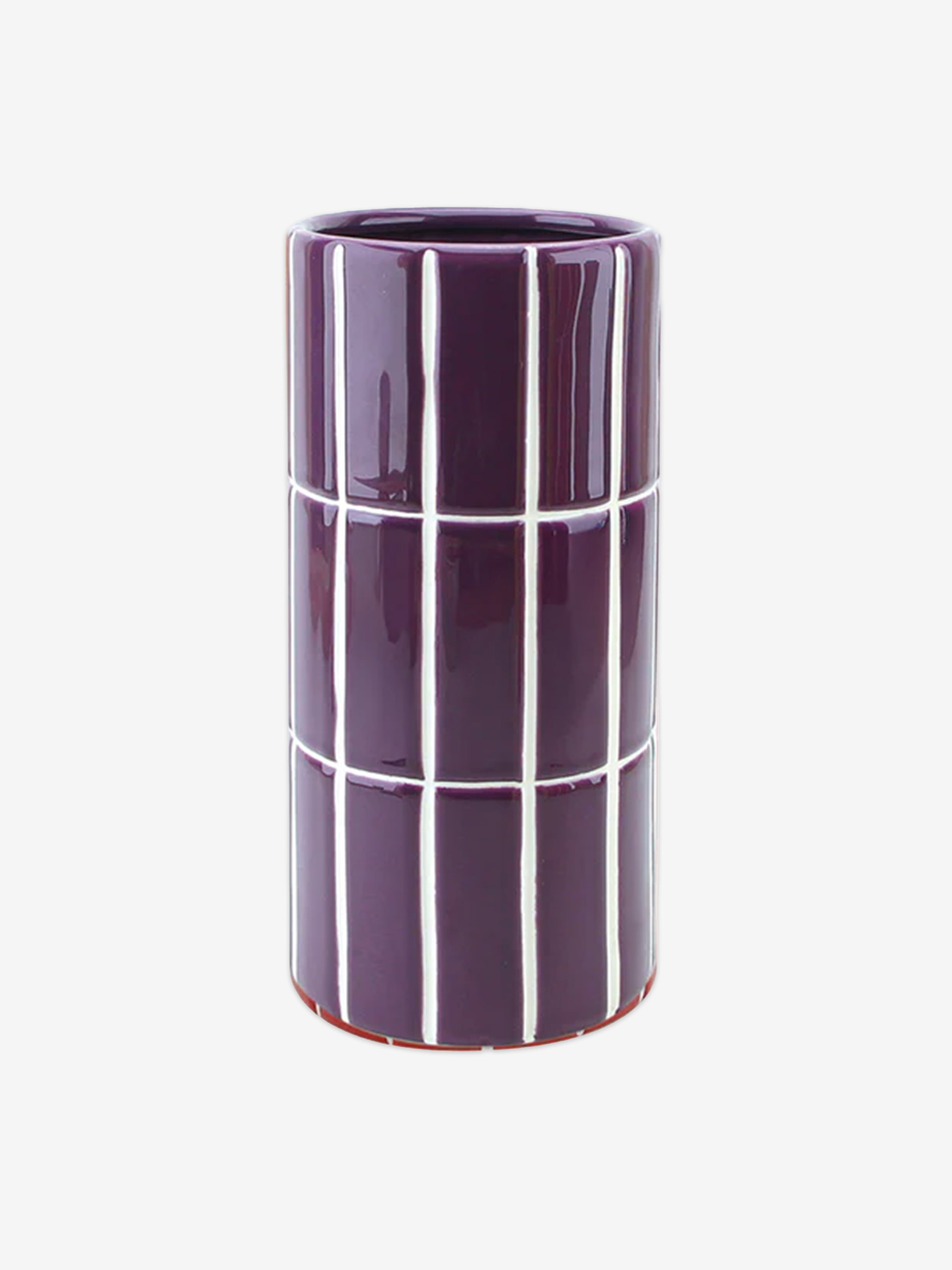 VASE CARRELAGE - OPJET  Violet , Maison Bensimon