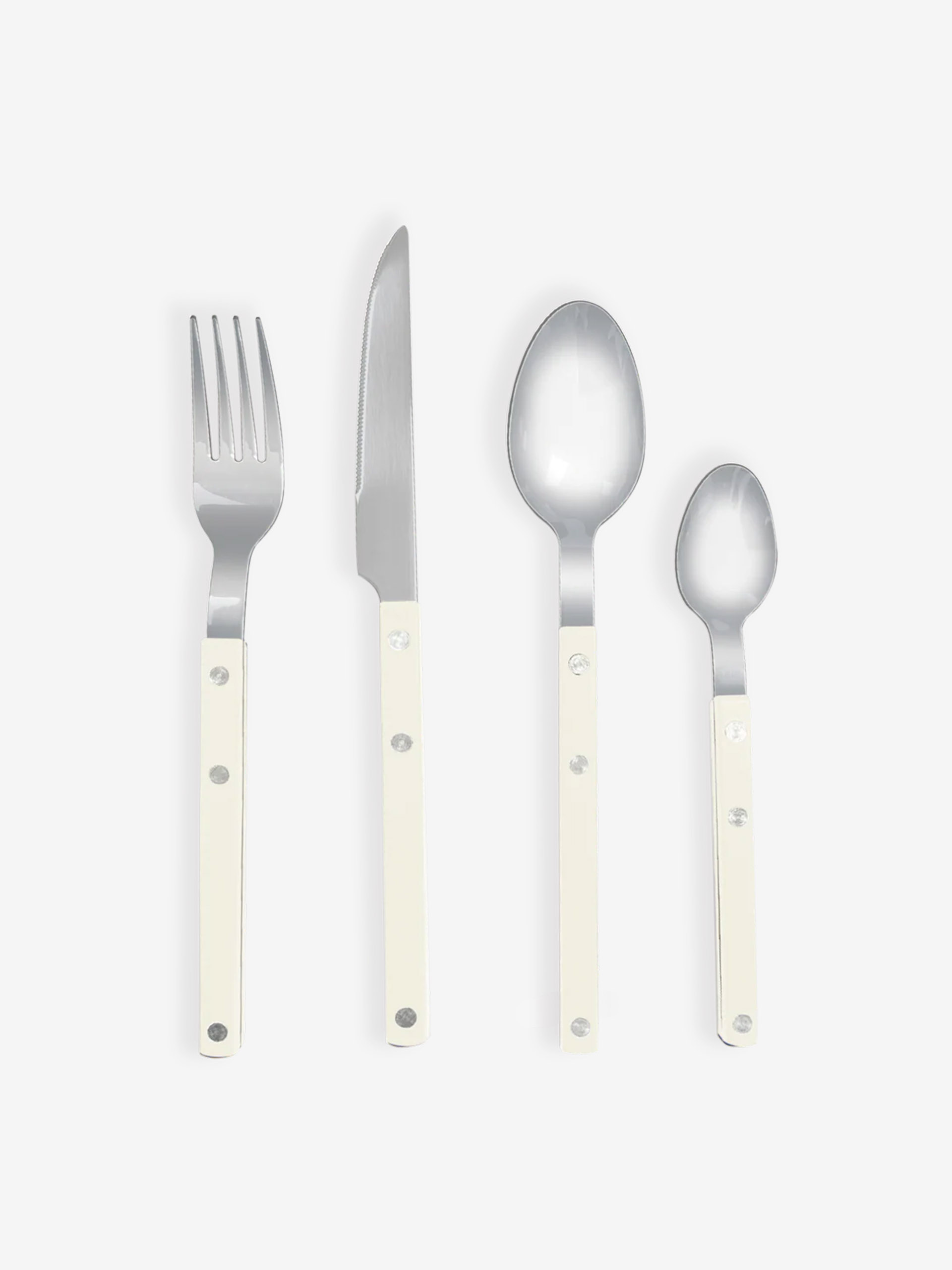 SET DE 4 COUVERTS GUSTAVE - OPJET Ivoire , Maison Bensimon