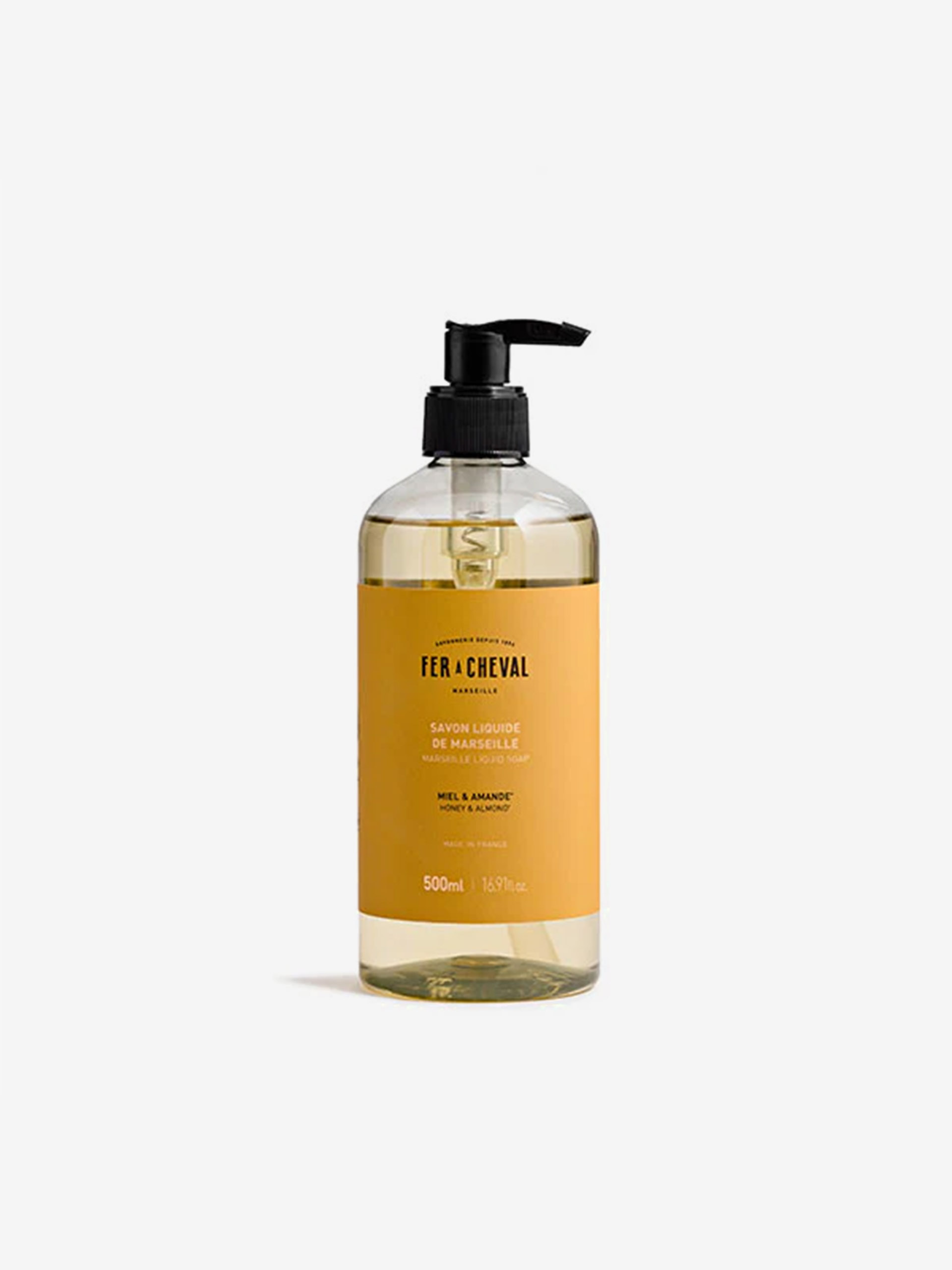 SAVON LIQUIDE 500ML MIEL AMANDE - FER A CHEVAL Miel , Maison Bensimon