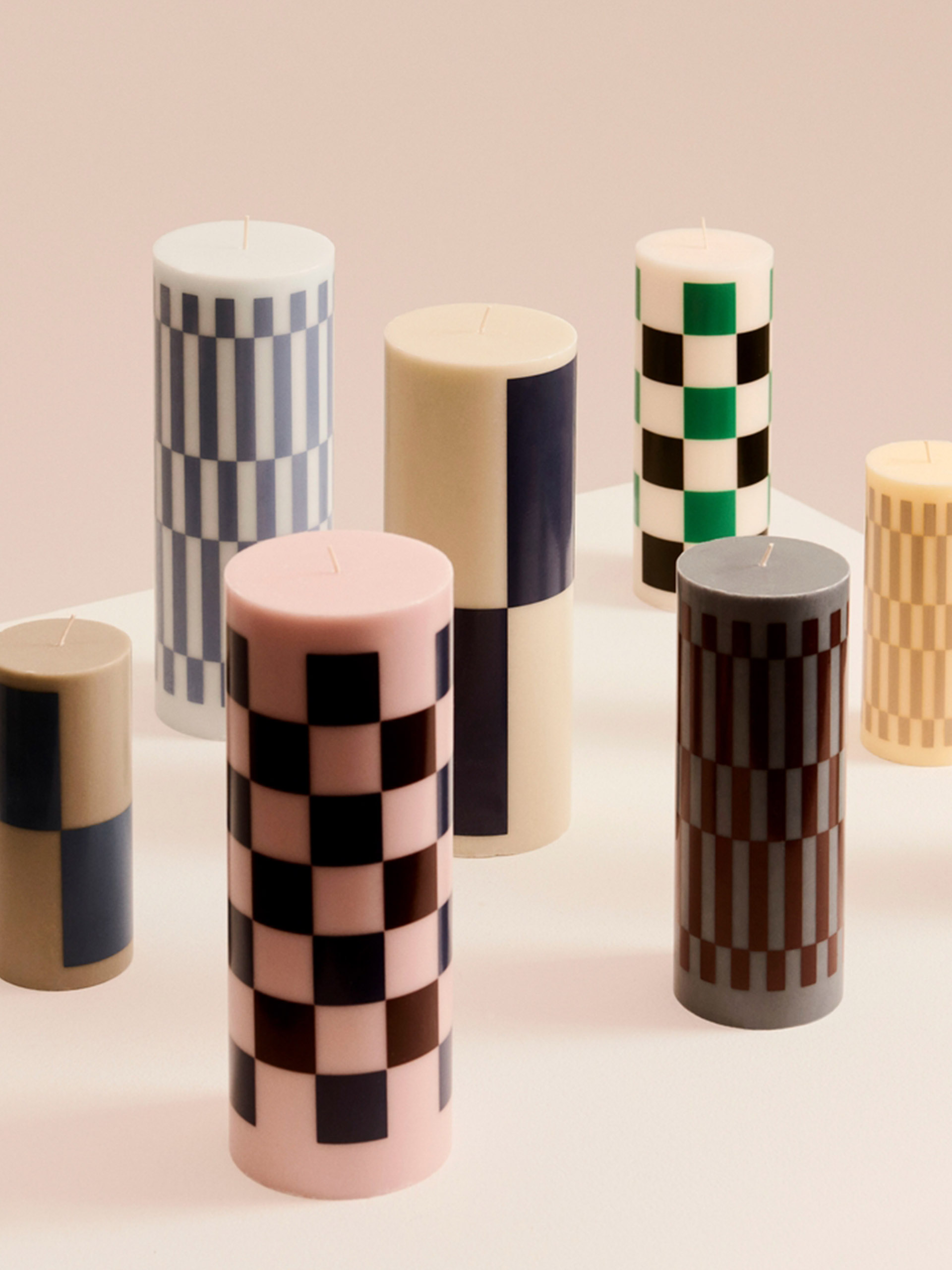 COLUMN CANDLE KAKI T.M - HAY  Kaki , Maison Bensimon