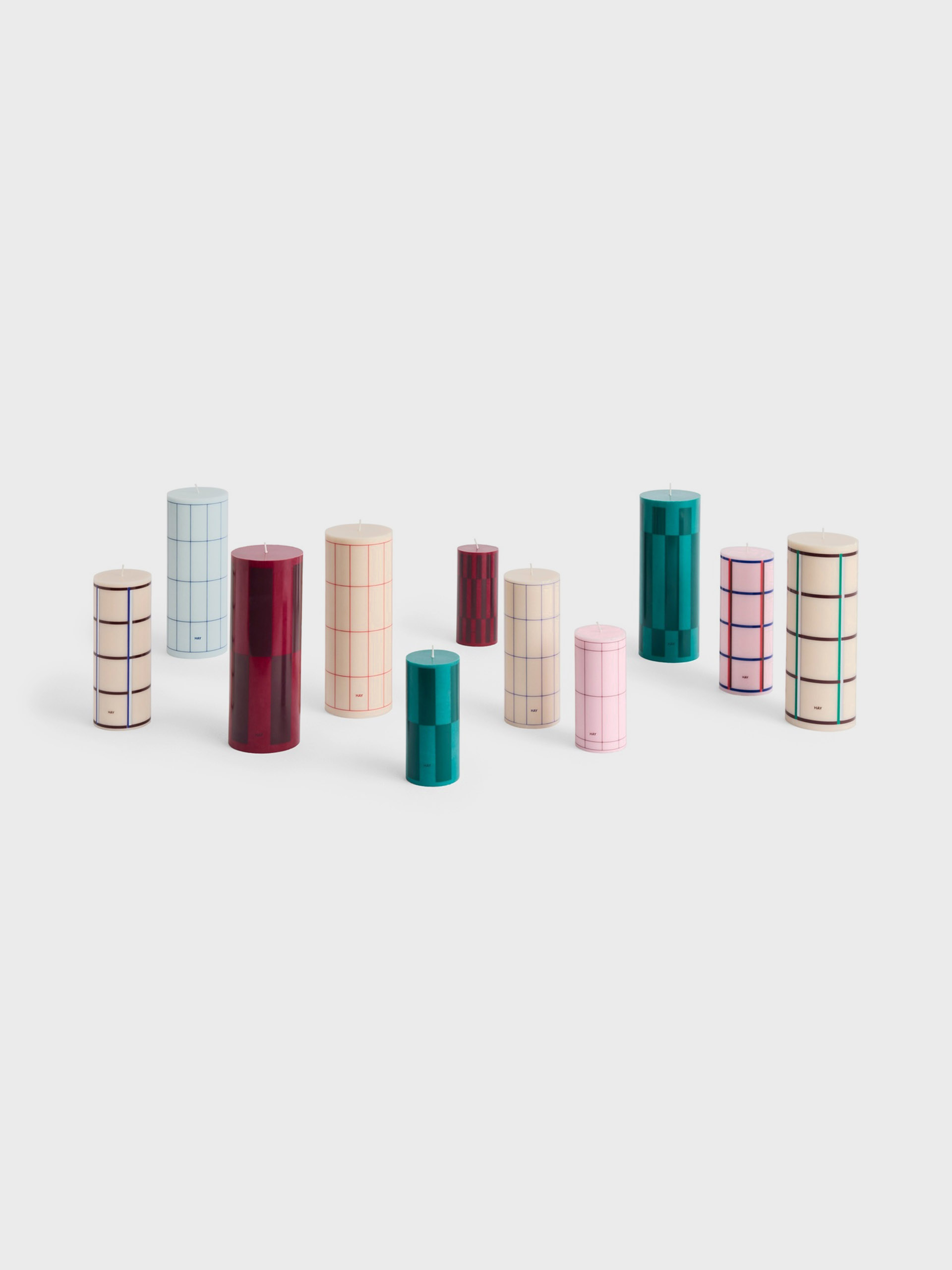 COLUMN CANDLE GREEN T.S - HAY  Vert , Maison Bensimon