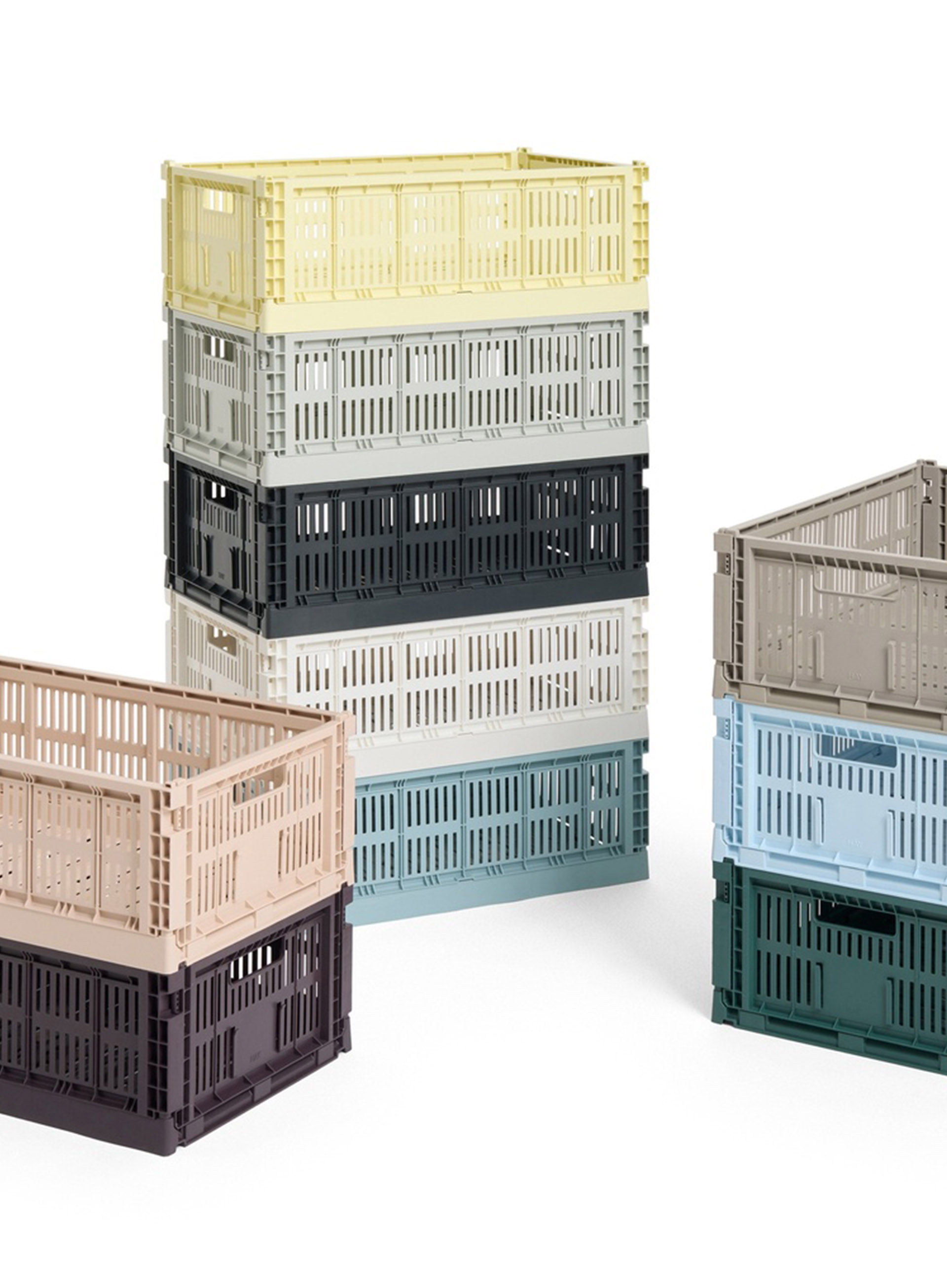 CAISSE CRATE DRAK GREEN T.L - HAY  Vert , Maison Bensimon