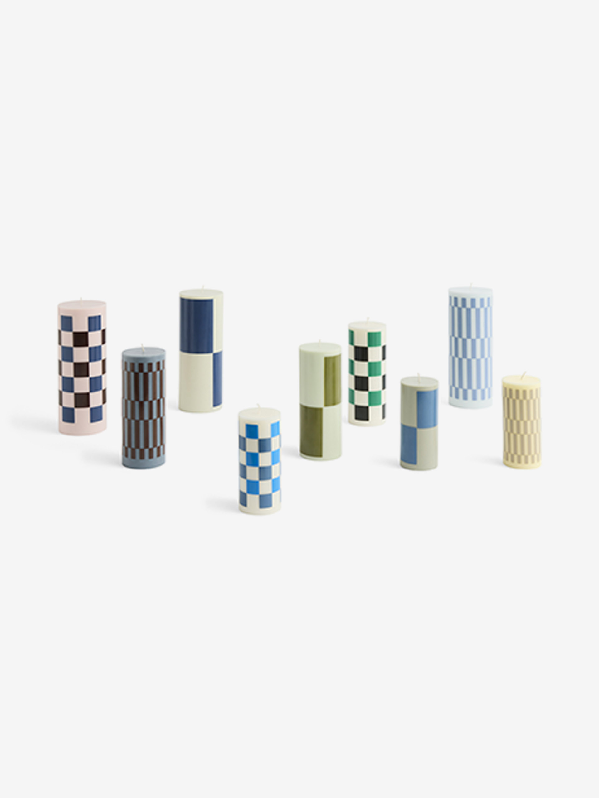 COLUMN CANDLE ANTHRACITE T.M - HAY  Anthracite , Maison Bensimon