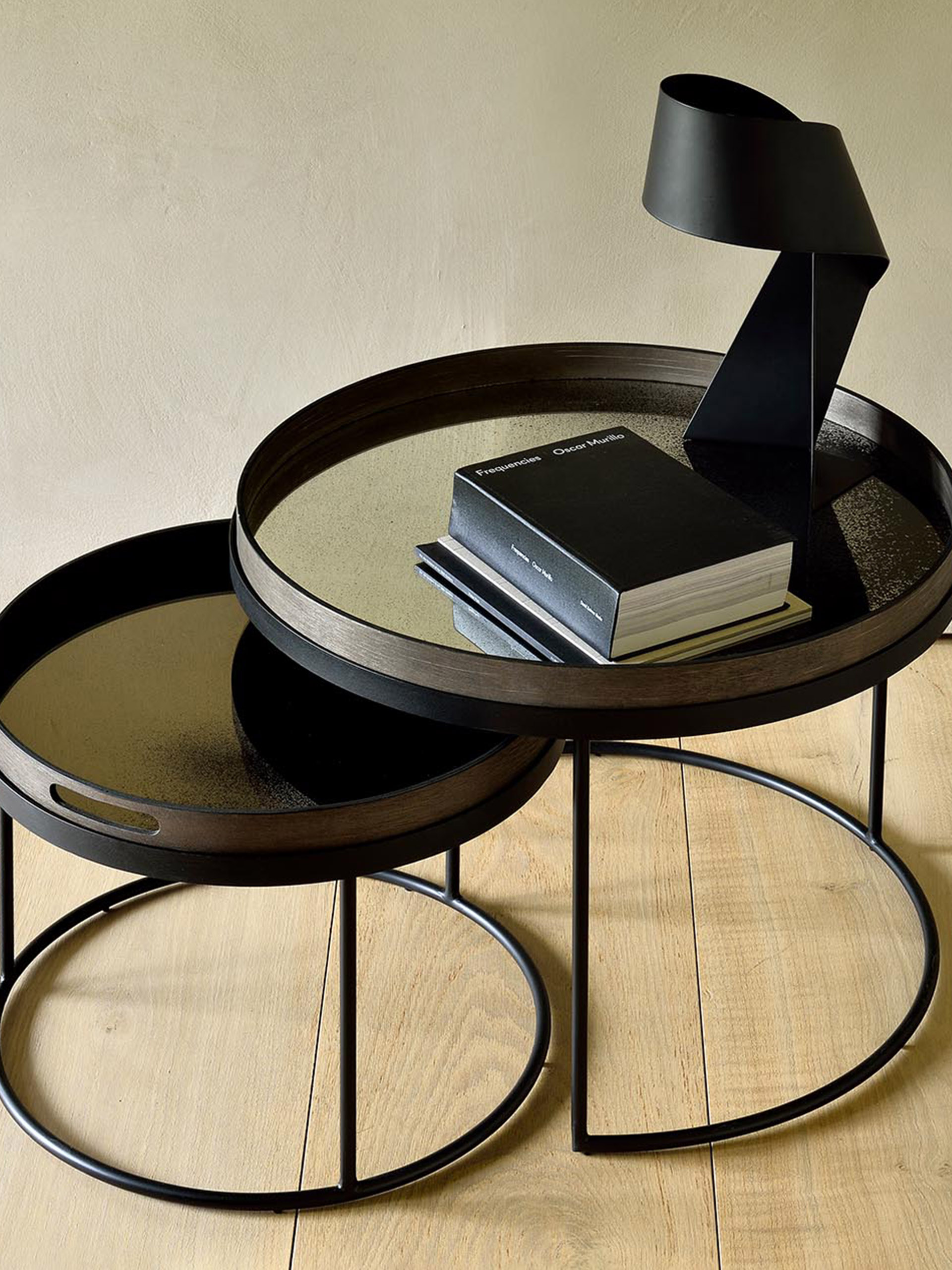 SET TABLES BASSES - ETHNICRAFT Noir , Maison Bensimon