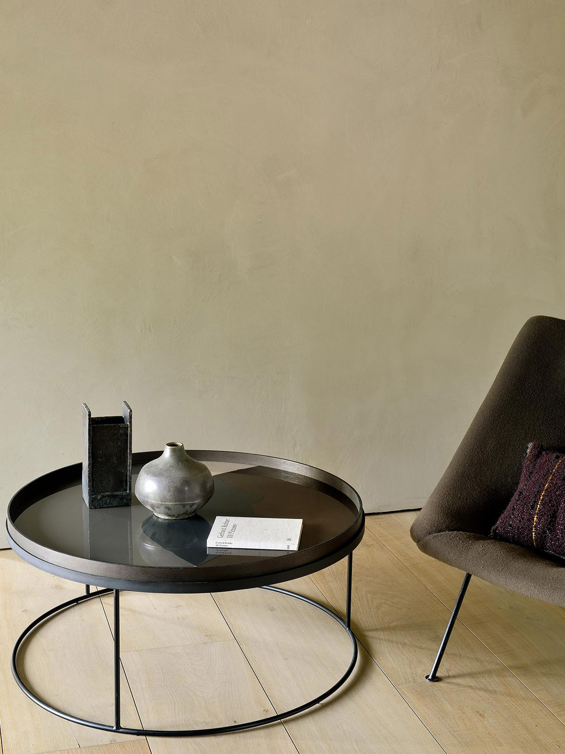 PLATEAU COMBINED DOTS - ETHNICRAFT Noir , Maison Bensimon