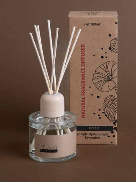 DIFFUSEUR ROSE 100ml - THE MUNIO  Transparent , Maison Bensimon