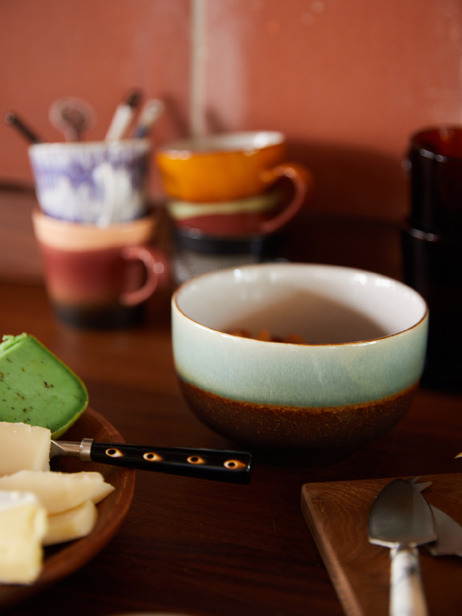 NOODLE BOWL 70s DEPTH - HK LIVING  Bleu , Maison Bensimon