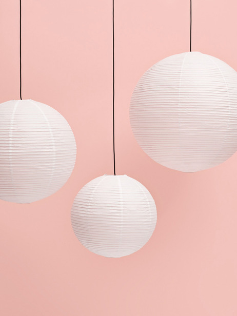 SUSPENSION PAPER SHADE DIAM50 - HAY  Blanc , Maison Bensimon