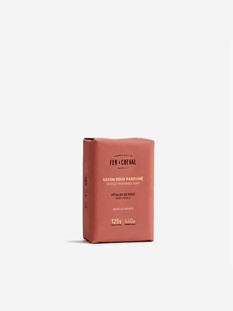 SAVON SOLIDE P&Ecirc;TALE DE ROSE - FER A CHEVAL  Rose , Maison Bensimon
