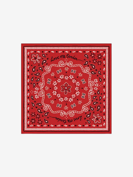 SERVIETTE PAPIER BANDANA - OPJET  Rouge , Maison Bensimon