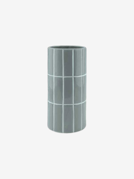 VASE CARRELAGE - OPJET  Bleu , Maison Bensimon