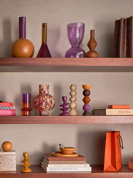 VASE EBBE VIOLET - URBAN NATURE CULTURE  Violet , Maison Bensimon