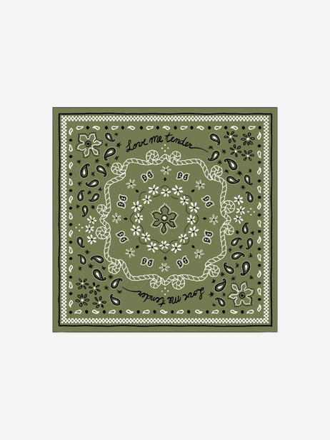 SERVIETTE PAPIER BANDANA - OPJET  Kaki , Maison Bensimon