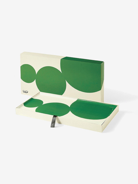PLATEAU RECTANGLE ASTRE - GANGZAI  Vert , Maison Bensimon
