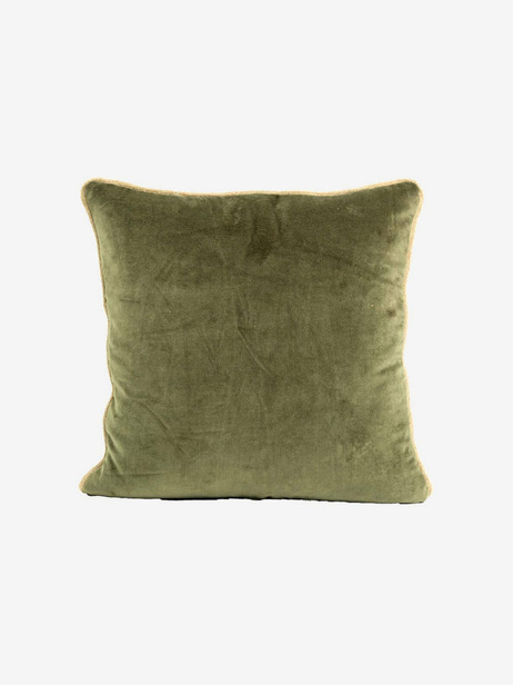 COUSSIN NEW DELHI KAKI 45x45 - HAOMY  Kaki , Maison Bensimon