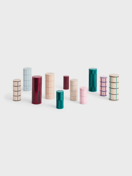 COLUMN CANDLE GREEN T.S - HAY  Vert , Maison Bensimon