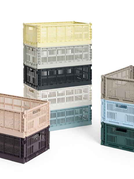CAISSE CRATE DRAK GREEN T.L - HAY  Vert , Maison Bensimon
