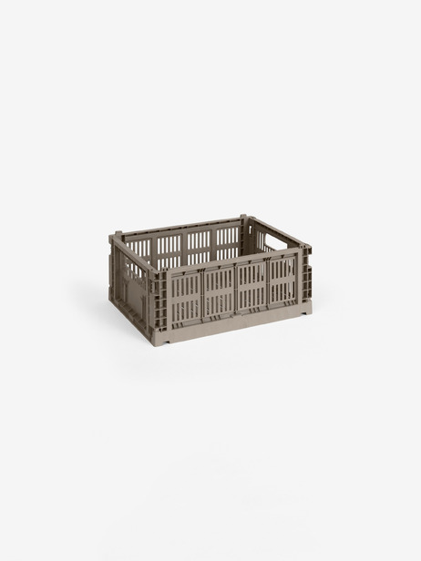 CAISSE CRATE WARM GREY T.M - HAY  Gris , Maison Bensimon