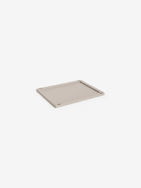 COUVERCLE CAISSE CRATE WARM GREY T.M - HAY  Gris , Maison Bensimon