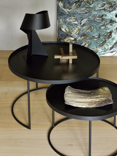 SET TABLES BASSES  - ETHNICRAFT  Noir , Maison Bensimon