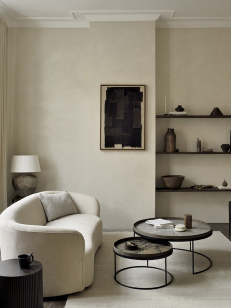 SET TABLES BASSES  - ETHNICRAFT  Noir , Maison Bensimon