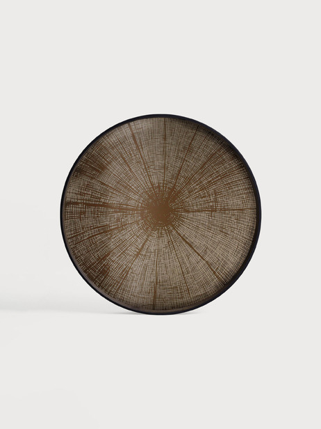 PLATEAU MIROIR - ETHNICRAFT  Noir , Maison Bensimon