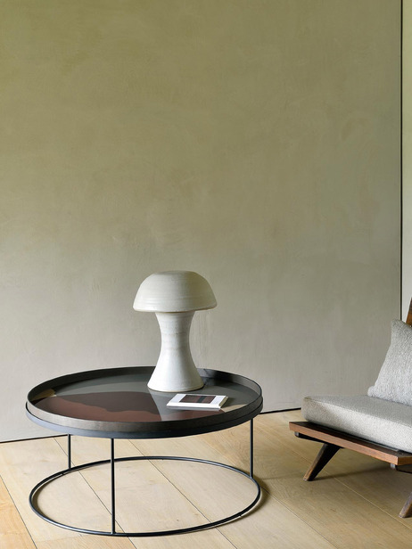 PLATEAU COMBINED DOTS - ETHNICRAFT  Noir , Maison Bensimon