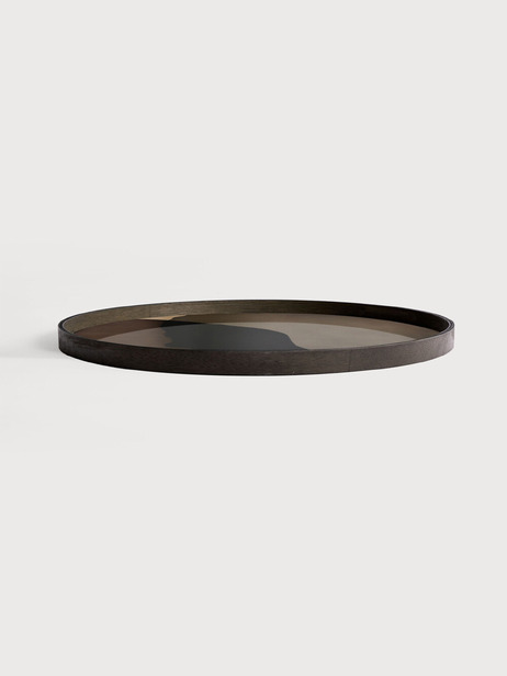 PLATEAU COMBINED DOTS - ETHNICRAFT  Noir , Maison Bensimon