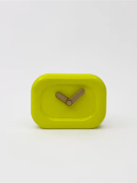 HORLOGE CERAMIQUE - BAZAR DELUXE  Jaune , Maison Bensimon