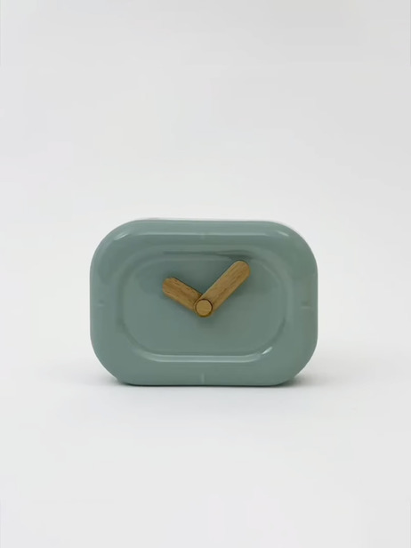 HORLOGE CERAMIQUE - BAZAR DELUXE  Celadon , Maison Bensimon