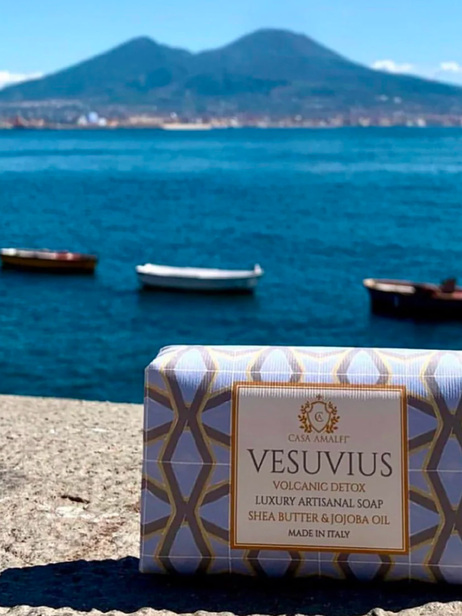 SAVON VESUVIUS - CASA AMALFI  Bleu , Maison Bensimon