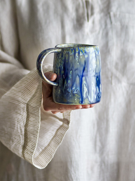 TASSE YORI - BLOOMINGVILLE  Bleu , Maison Bensimon