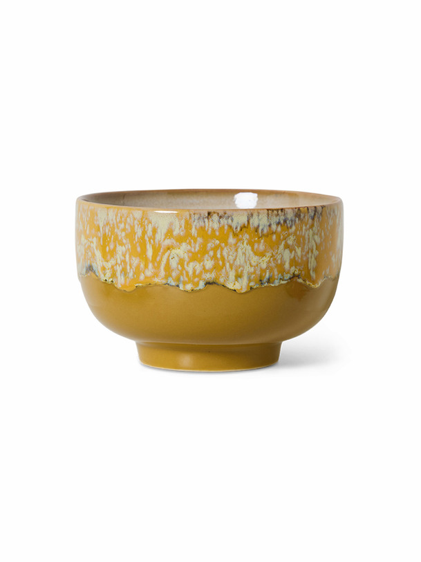 NOODLE BOWL 70s SUNBEAM - HK LIVING Moutarde , Maison Bensimon