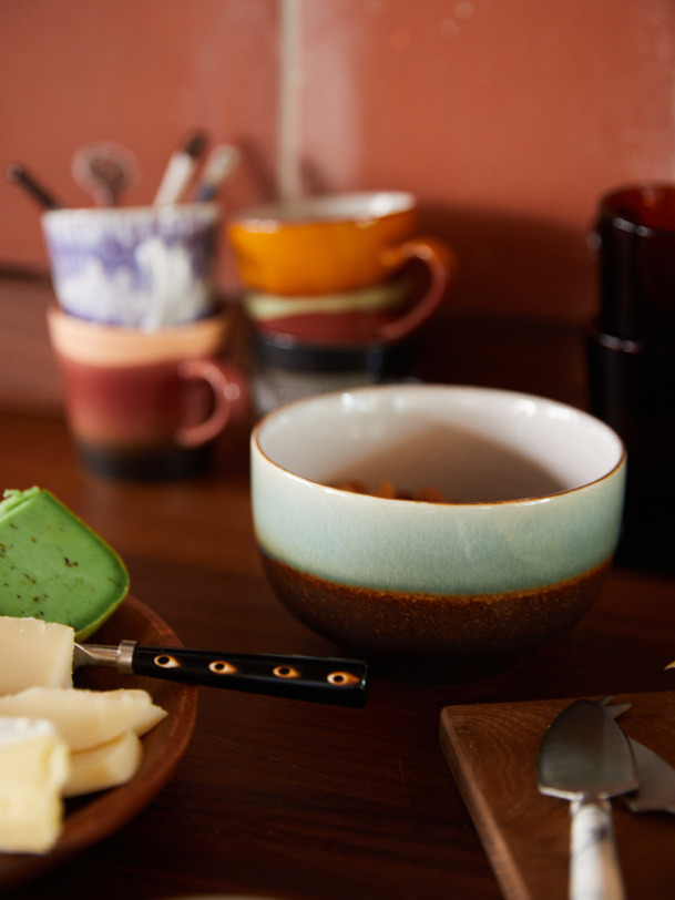 NOODLE BOWL 70s DEPTH - HK LIVING Bleu , Maison Bensimon