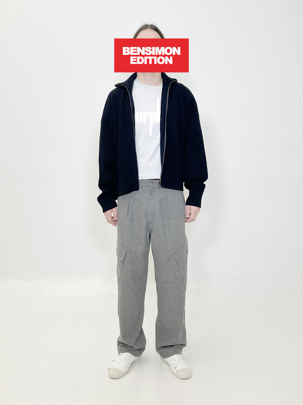 GILET ORCHA BENSIMON EDITION  Marine , Pr&ecirc;t-&agrave;-porter Bensimon