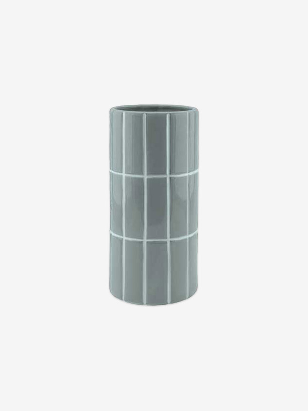 VASE CARRELAGE - OPJET Bleu , Maison Bensimon