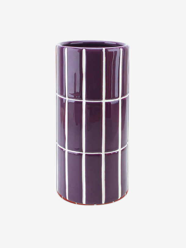 VASE CARRELAGE - OPJET  Violet , Maison Bensimon