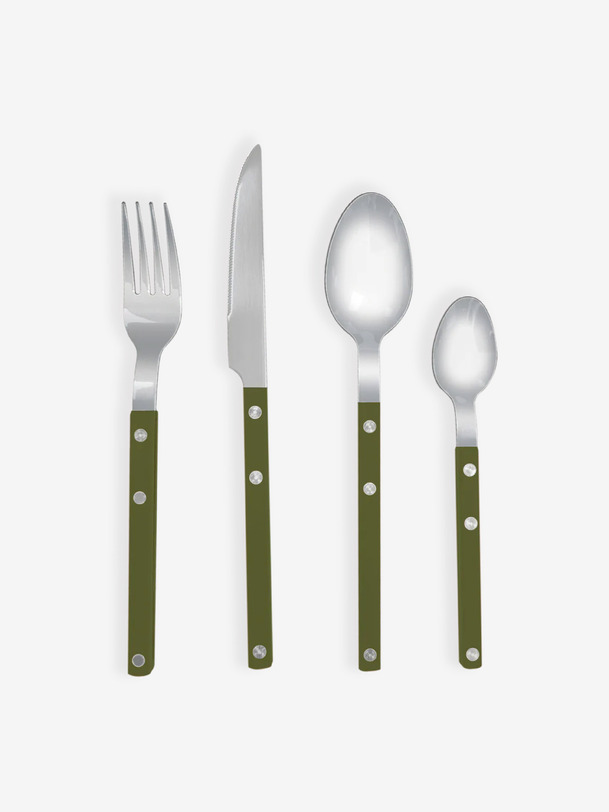 SET DE 4 COUVERTS GUSTAVE - OPJET Kaki , Maison Bensimon