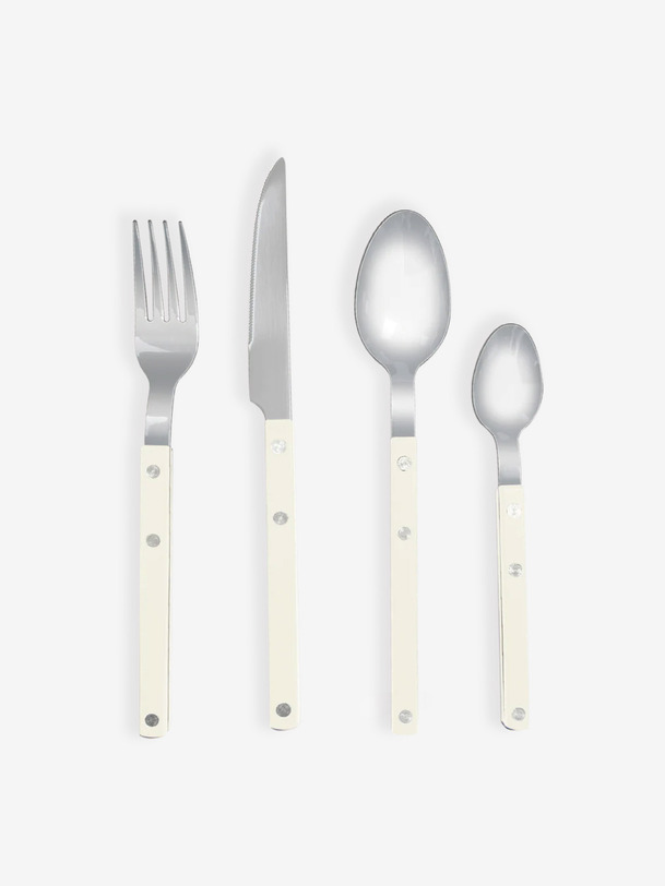 SET DE 4 COUVERTS GUSTAVE - OPJET Ivoire , Maison Bensimon