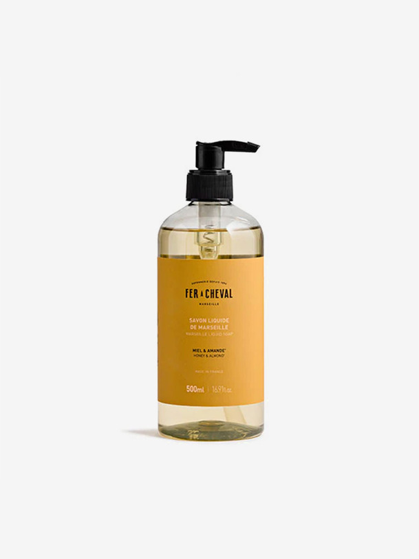SAVON LIQUIDE 500ML MIEL AMANDE - FER A CHEVAL Miel , Maison Bensimon